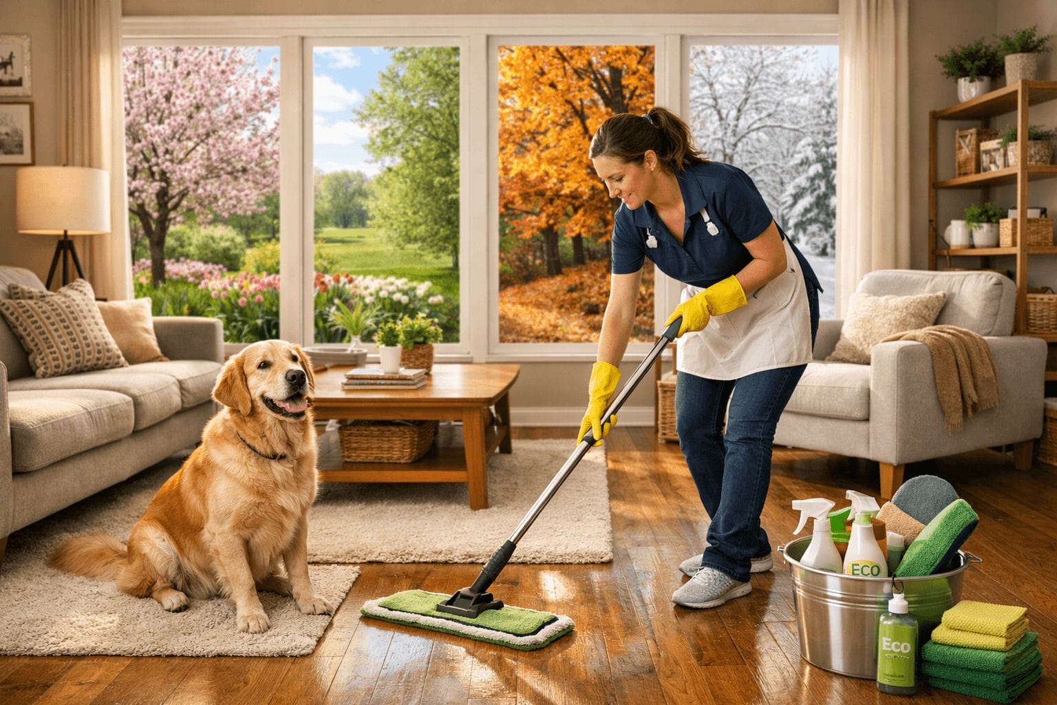 Recurring cleaning through the changing seasons in Colorado